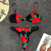 Load image into Gallery viewer, Leopard High Waist Bikini  Swimwear