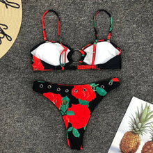 Load image into Gallery viewer, Leopard High Waist Bikini  Swimwear