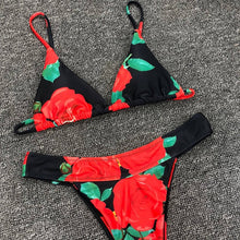 Load image into Gallery viewer, Leopard High Waist Bikini  Swimwear